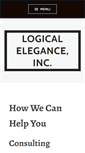 Mobile Screenshot of logicalelegance.com